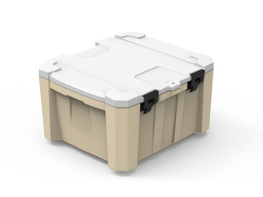 Διπλοτειχισμένο πλαστικό πιό δροσερό 150L Rotomolded παγοκιβώτιο μερών με το σύστημα κλειδαριών