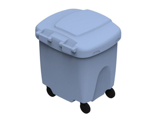 LLDPE Rotational Molding Products 150L Κάδος απορριμμάτων με καπάκι ενός τοίχου Αντίσταση στη φθορά