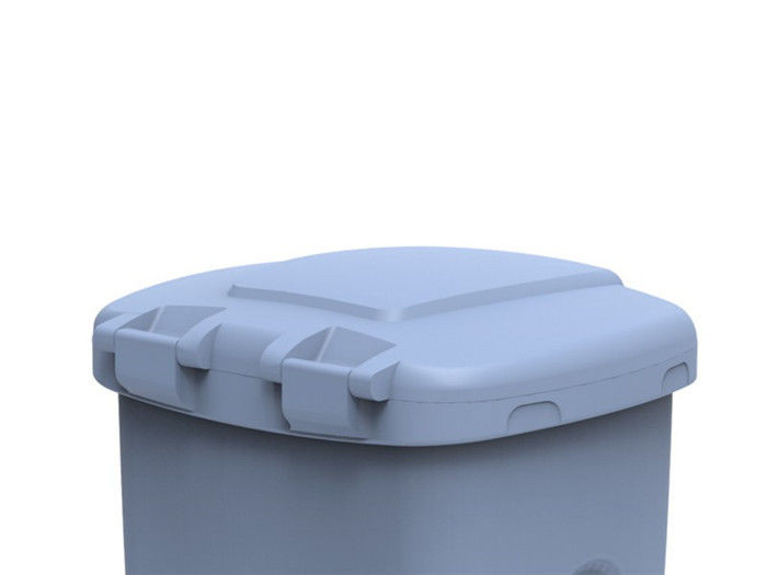 LLDPE Rotational Molding Products 150L Κάδος απορριμμάτων με καπάκι ενός τοίχου Αντίσταση στη φθορά