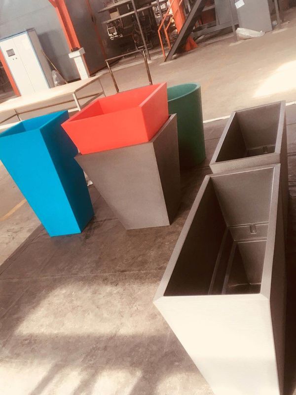 Τετραγωνικές HDPE φορμών MDPE δοχείων λουλουδιών φόρμες δοχείων εγκαταστάσεων ρητίνης για τα υψηλής αντοχής δοχεία κήπων